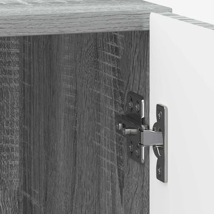 vidaXL Bedside Cabinet Grey Sonoma 43 x 34.5 x 50 cm Engineered Wood