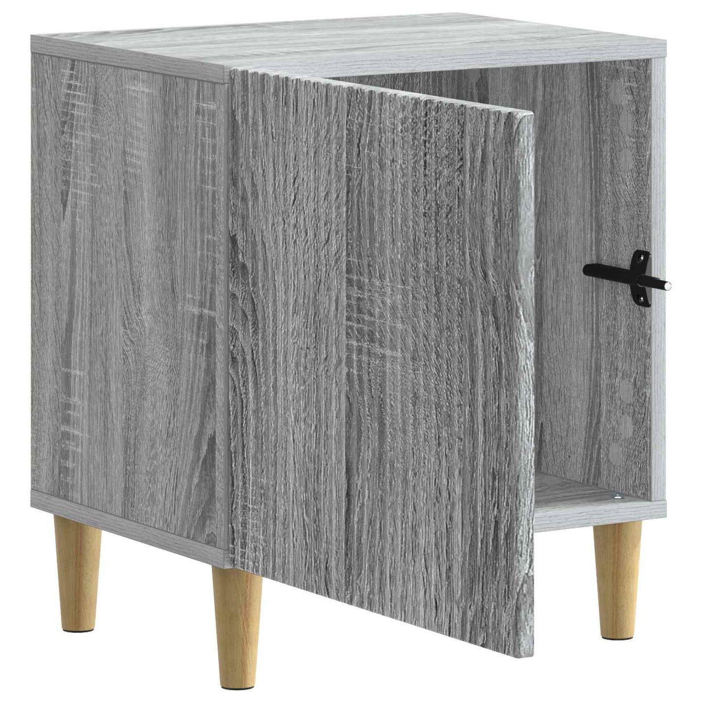 vidaXL Bedside Cabinet 2 pcs Grey Sonoma 43 x 34.5 x 50 cm