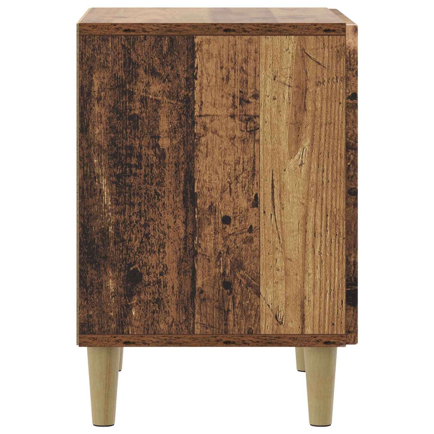 vidaXL Bedside Cabinet Old Wood 43 x 34.5 x 50 cm Engineered Wood