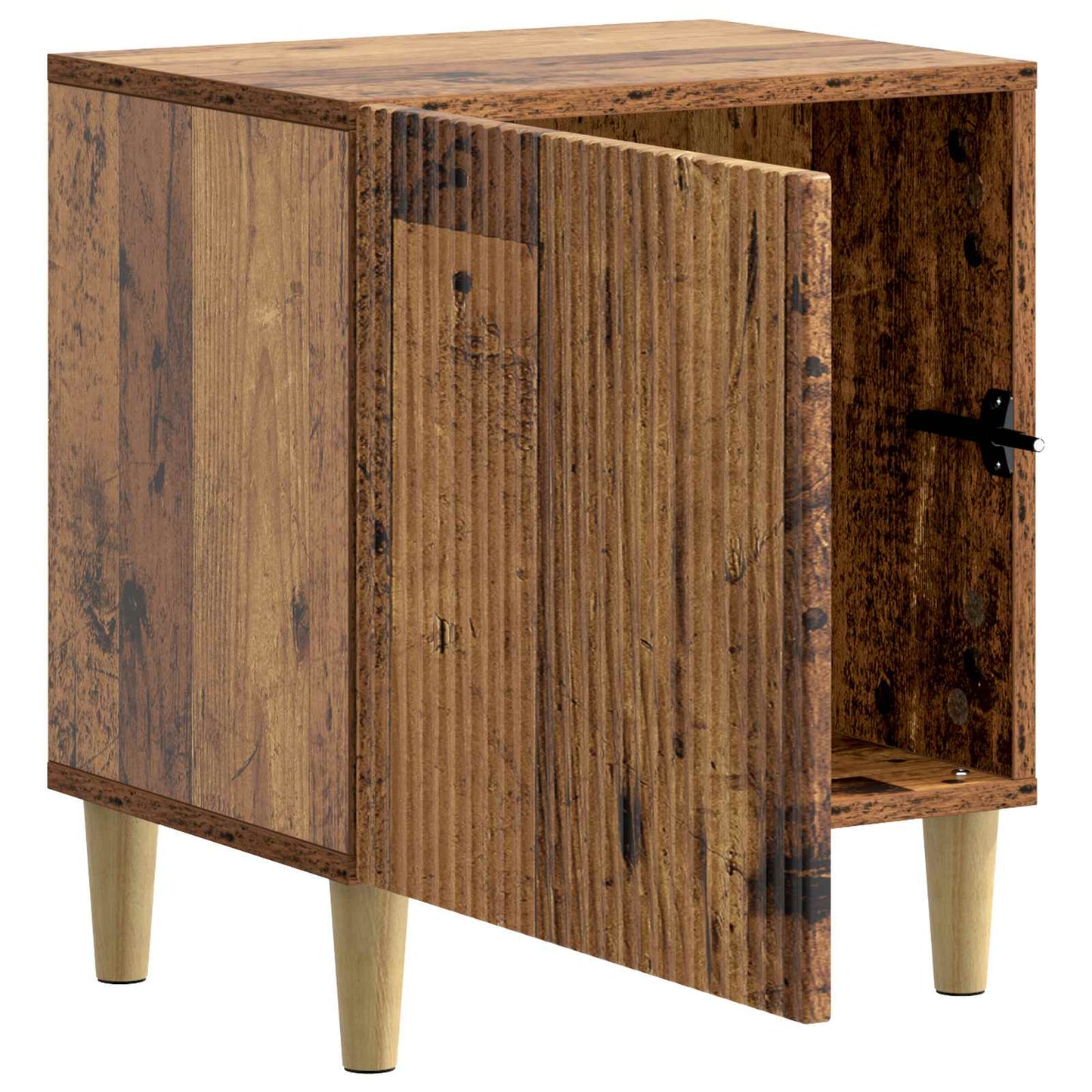 vidaXL Bedside Cabinet 2 pcs Old Wood 43 x 34.5 x 50 cm