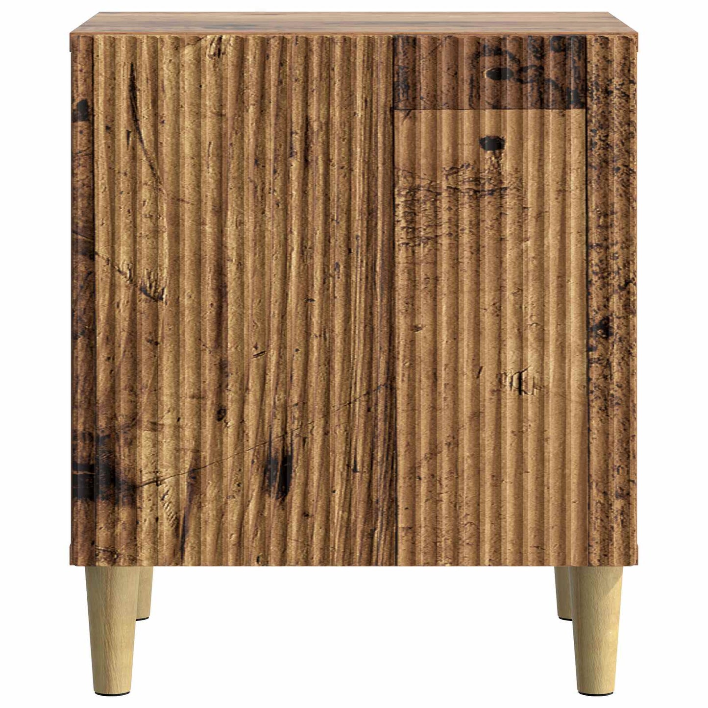 vidaXL Bedside Cabinet 2 pcs Old Wood 43 x 34.5 x 50 cm