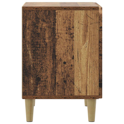 vidaXL Bedside Cabinet 2 pcs Old Wood 43 x 34.5 x 50 cm