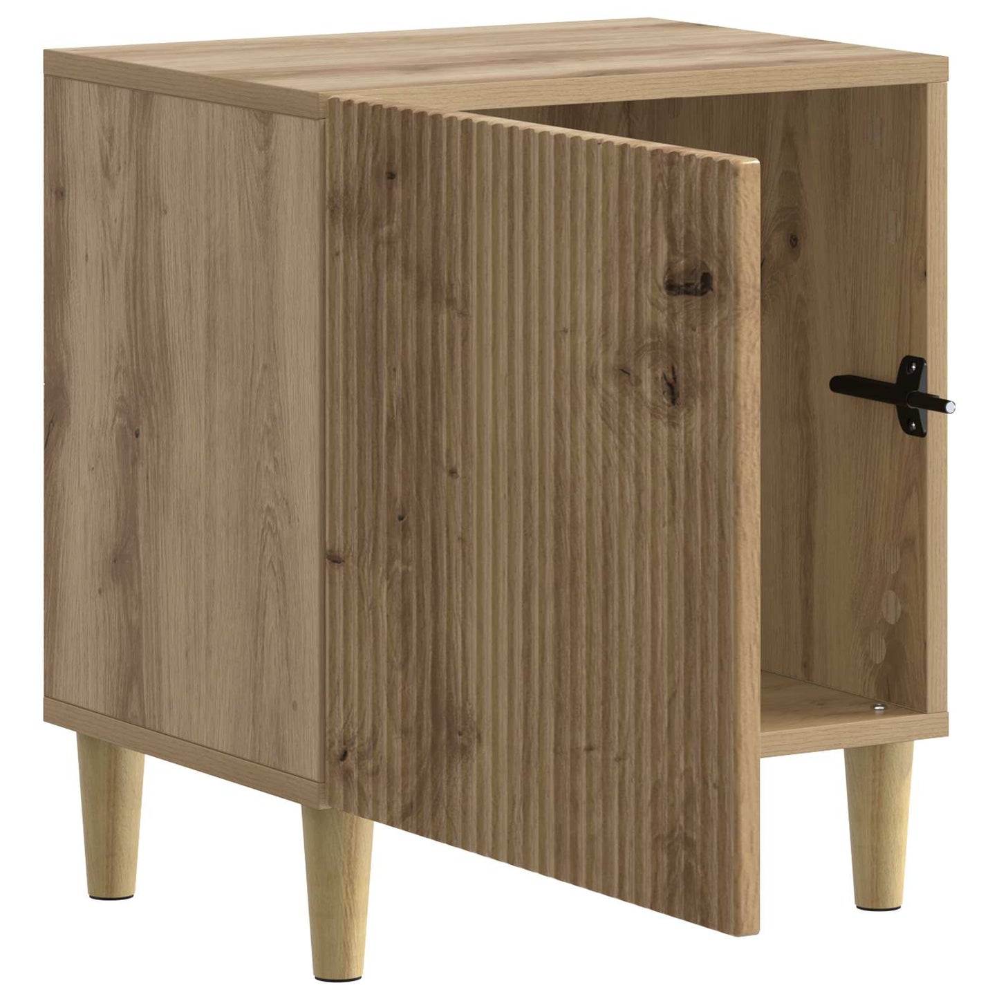 vidaXL Bedside Cabinet Artisan Oak 43 x 34.5 x 50 cm Engineered Wood