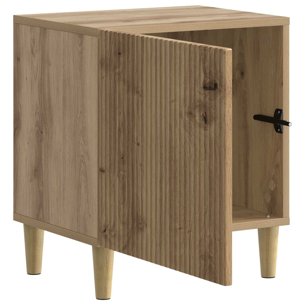 vidaXL Bedside Cabinet Artisan Oak 43 x 34.5 x 50 cm Engineered Wood