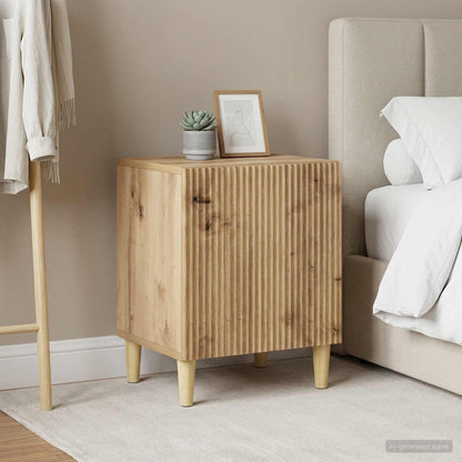 vidaXL Bedside Cabinet 2 pcs Artisan Oak 43 x 34.5 x 50 cm