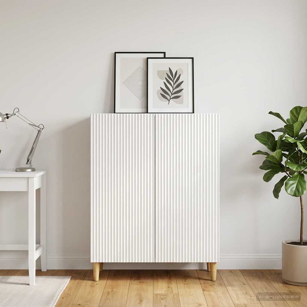 vidaXL Sideboard White 66 x 34.5 x 90 cm Engineered Wood
