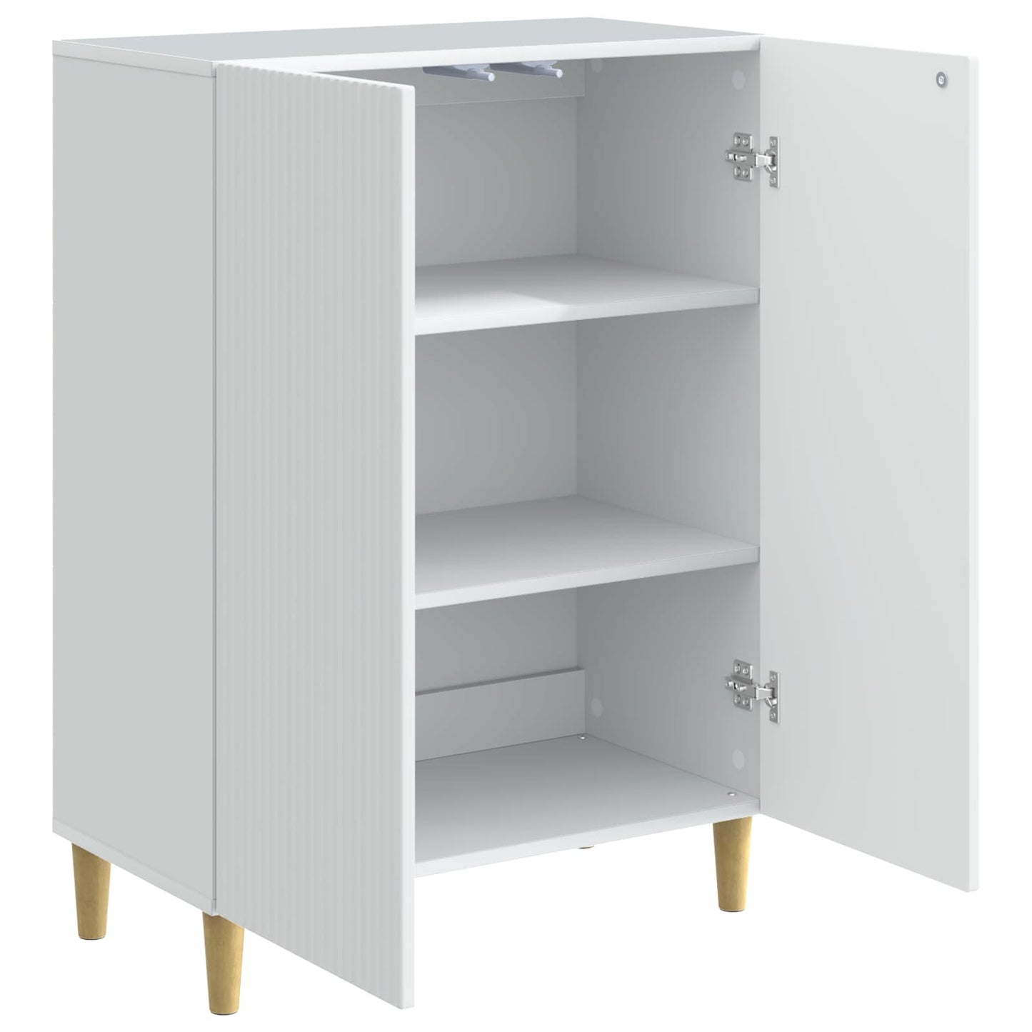 vidaXL Sideboard White 66 x 34.5 x 90 cm Engineered Wood
