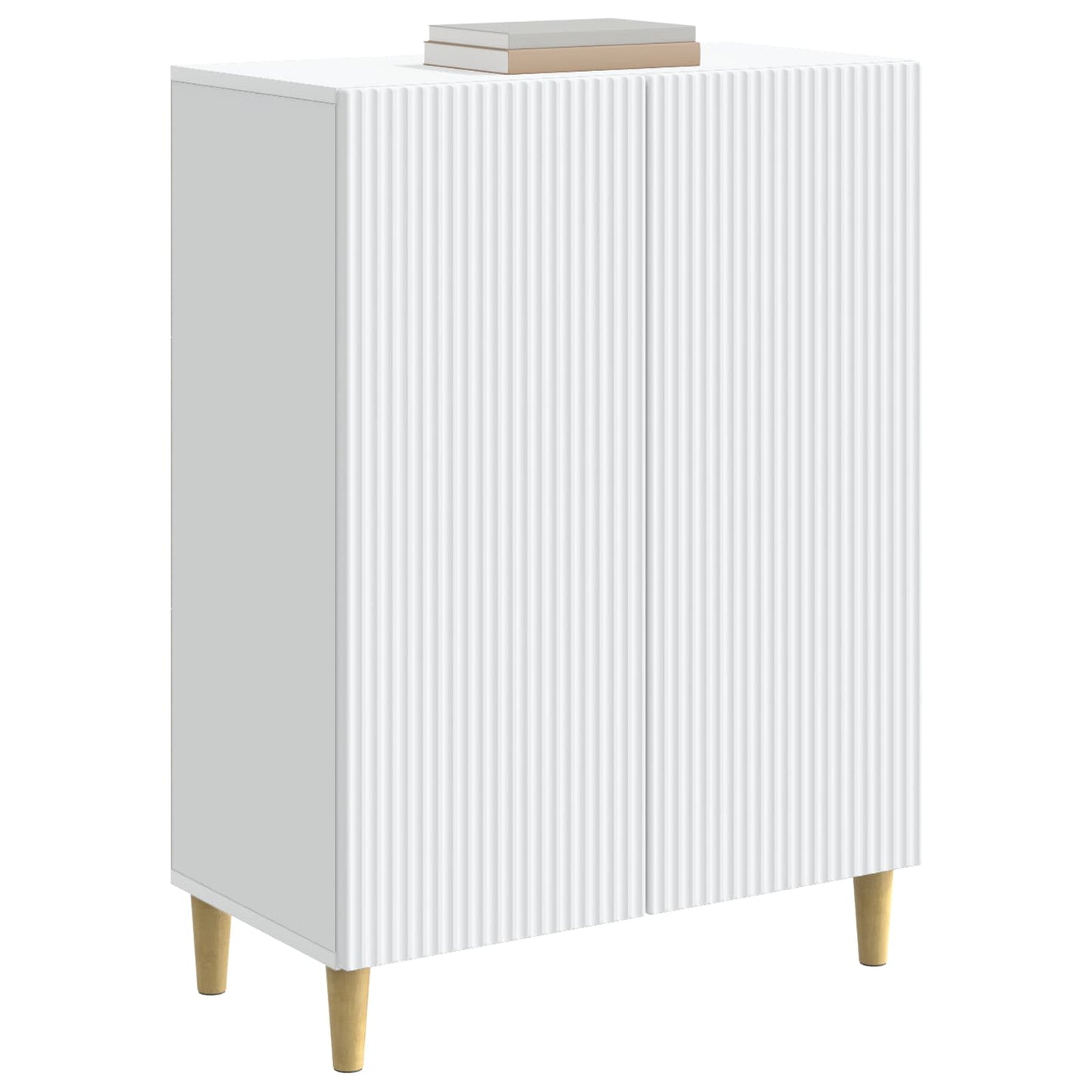 vidaXL Sideboard White 66 x 34.5 x 90 cm Engineered Wood