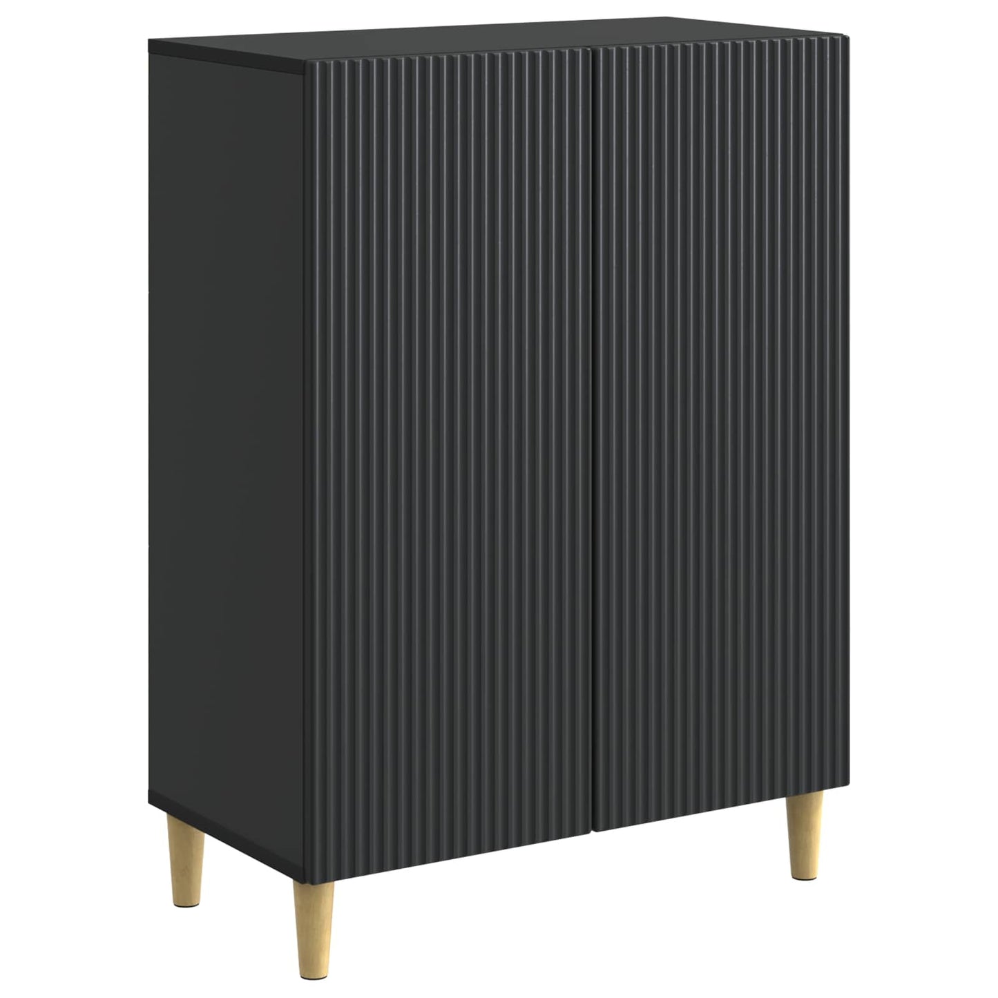vidaXL Sideboard Black 66 x 34.5 x 90 cm Engineered Wood