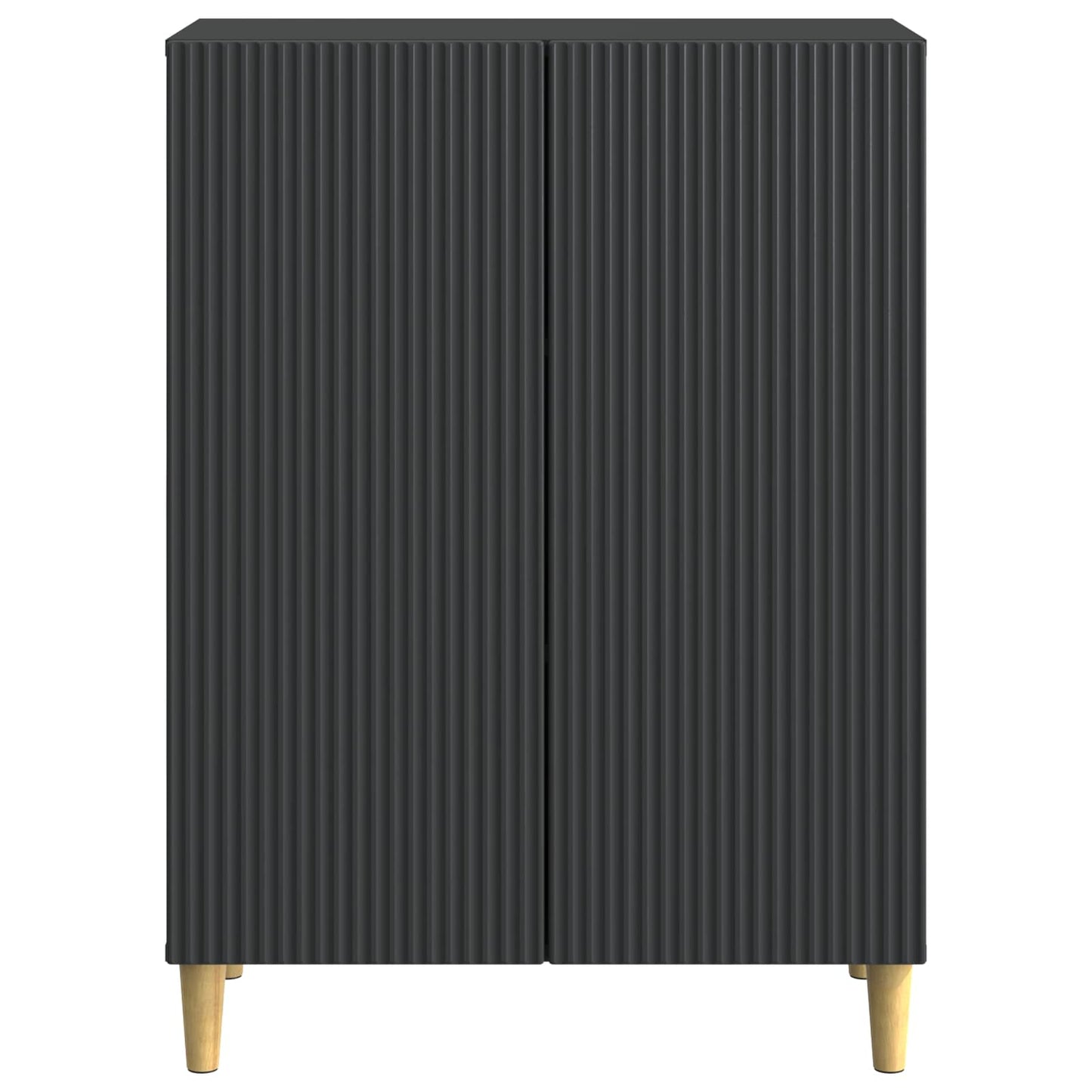 vidaXL Sideboard Black 66 x 34.5 x 90 cm Engineered Wood