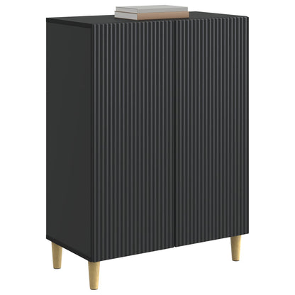 vidaXL Sideboard Black 66 x 34.5 x 90 cm Engineered Wood