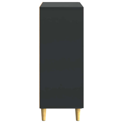 vidaXL Sideboard Black 66 x 34.5 x 90 cm Engineered Wood
