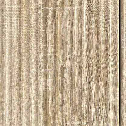 vidaXL Sideboard Sonoma Oak 66 x 34.5 x 90 cm Engineered Wood