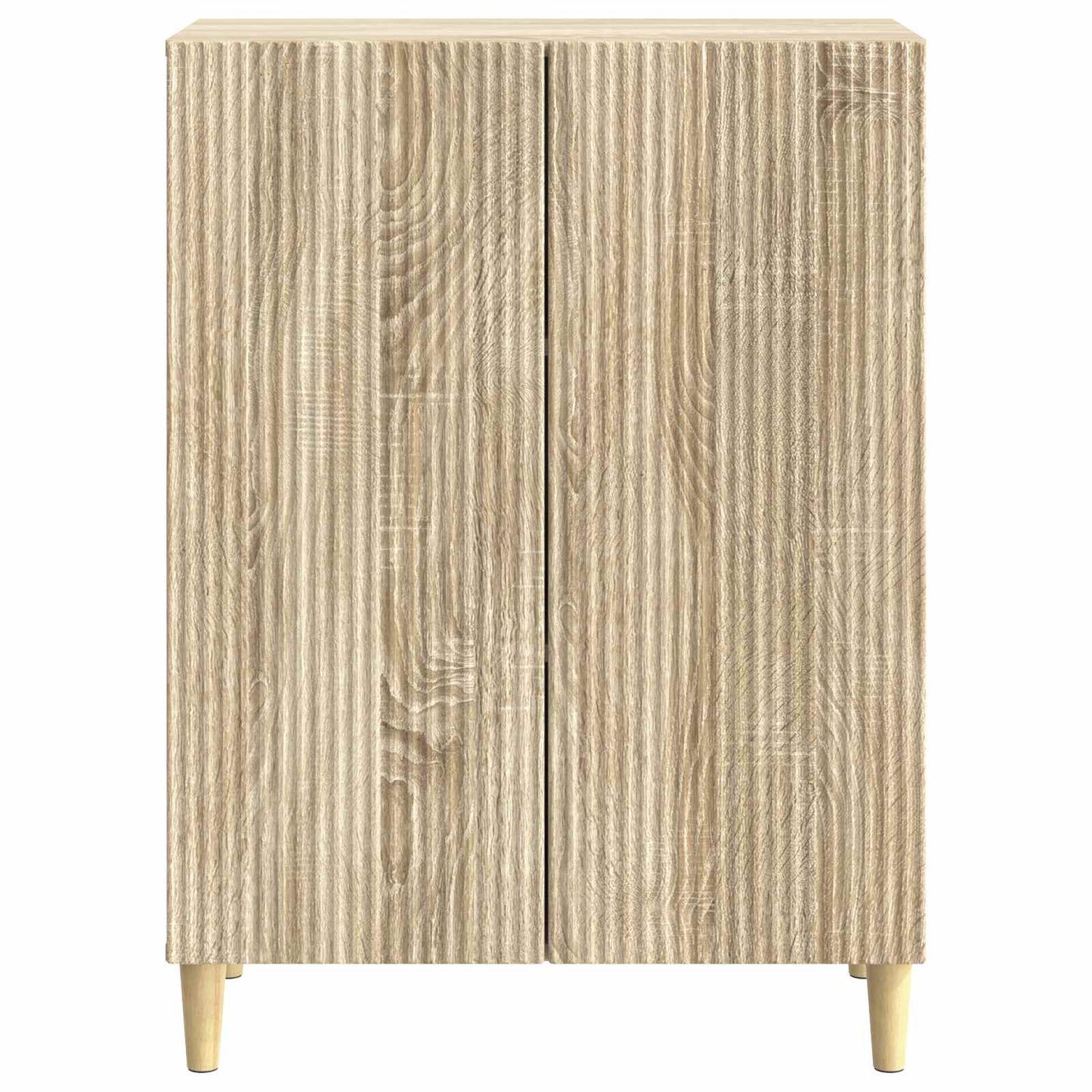 vidaXL Sideboard Sonoma Oak 66 x 34.5 x 90 cm Engineered Wood