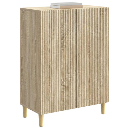 vidaXL Sideboard Sonoma Oak 66 x 34.5 x 90 cm Engineered Wood
