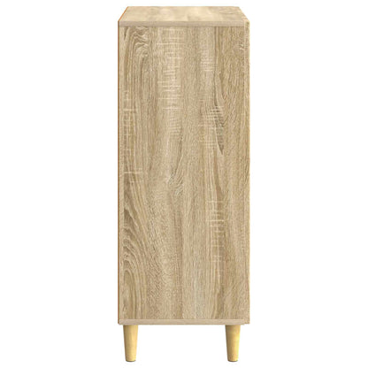 vidaXL Sideboard Sonoma Oak 66 x 34.5 x 90 cm Engineered Wood