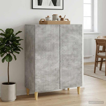 vidaXL Sideboard Concrete Grey 66 x 34.5 x 90 cm Engineered Wood