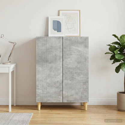 vidaXL Sideboard Concrete Grey 66 x 34.5 x 90 cm Engineered Wood