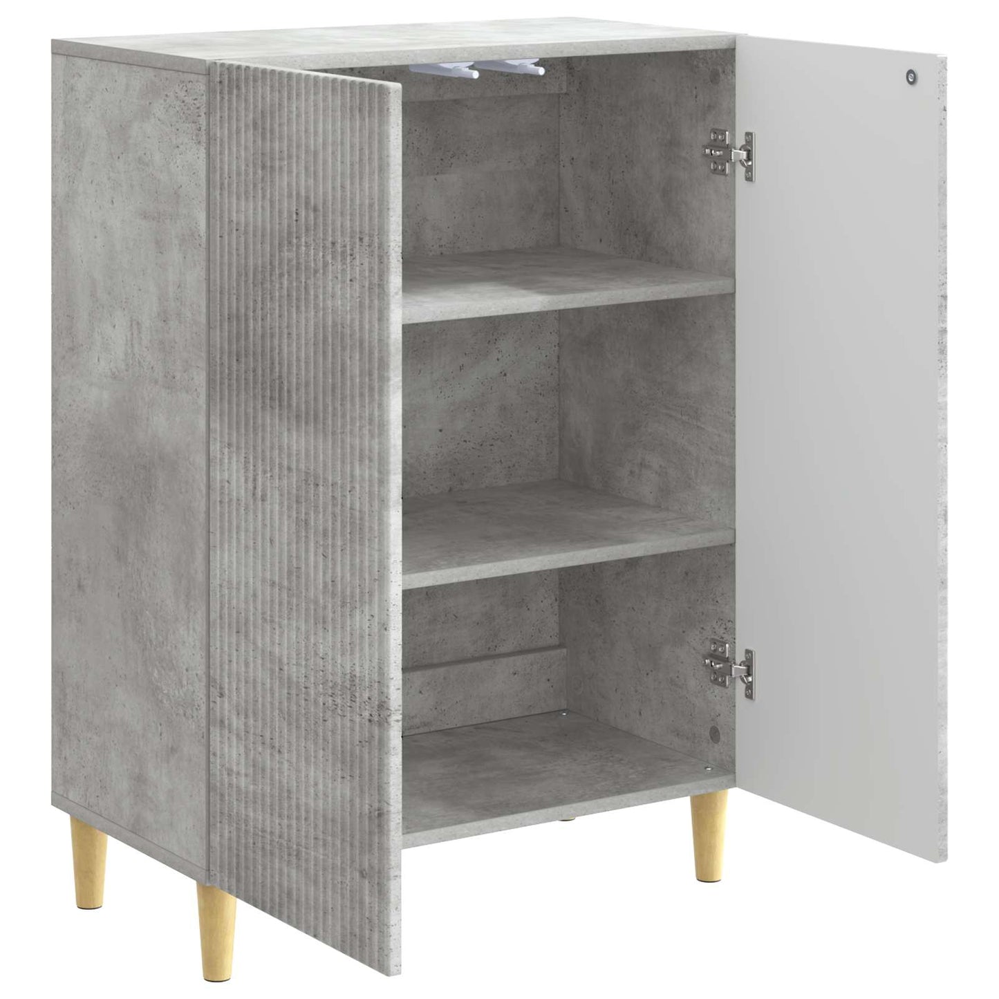 vidaXL Sideboard Concrete Grey 66 x 34.5 x 90 cm Engineered Wood