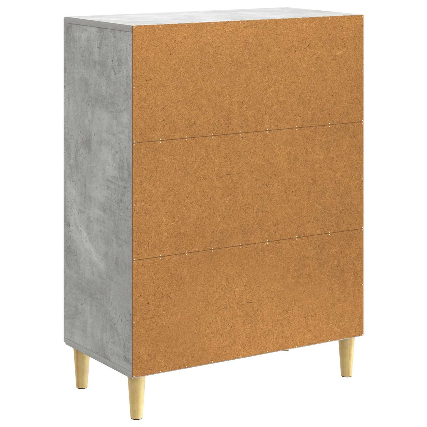 vidaXL Sideboard Concrete Grey 66 x 34.5 x 90 cm Engineered Wood