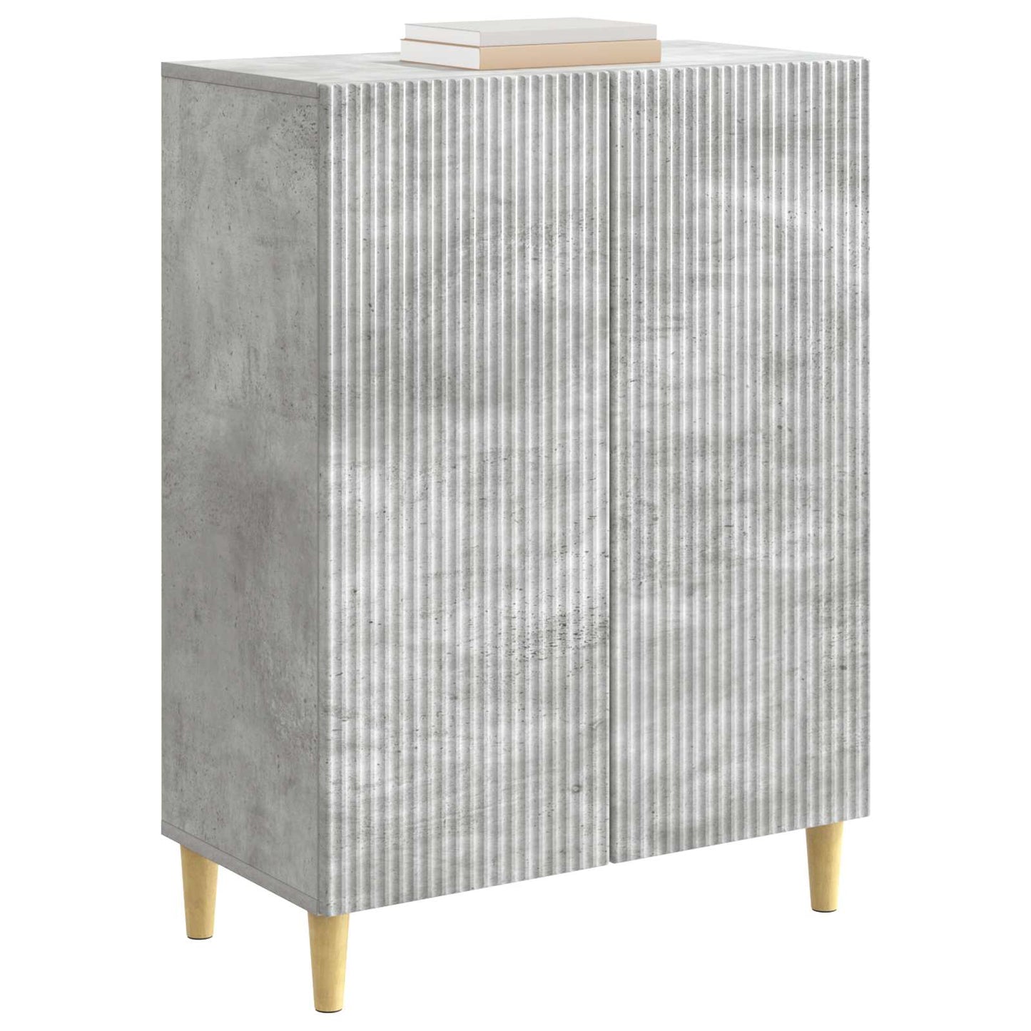 vidaXL Sideboard Concrete Grey 66 x 34.5 x 90 cm Engineered Wood