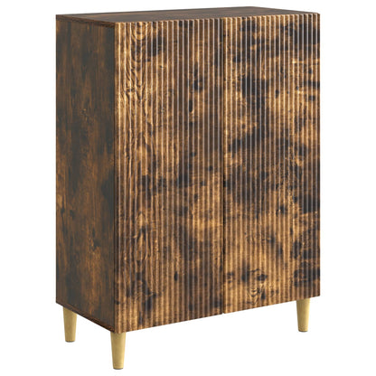 vidaXL Sideboard Smoked Oak 66 x 34.5 x 90 cm Engineered Wood