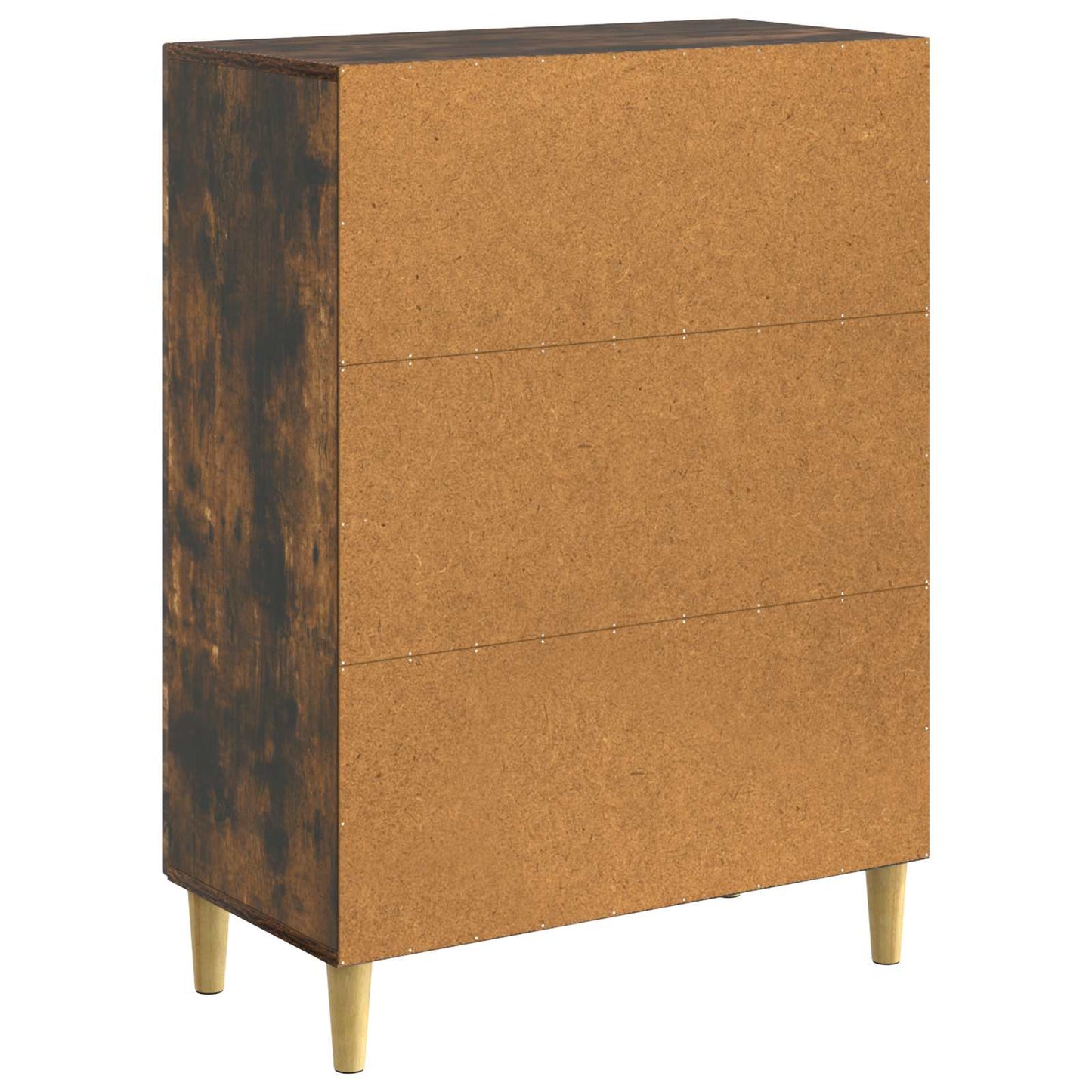 vidaXL Sideboard Smoked Oak 66 x 34.5 x 90 cm Engineered Wood