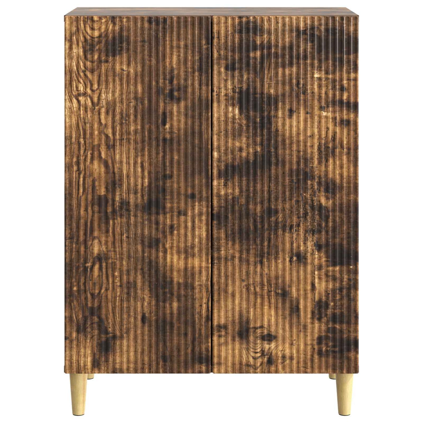 vidaXL Sideboard Smoked Oak 66 x 34.5 x 90 cm Engineered Wood