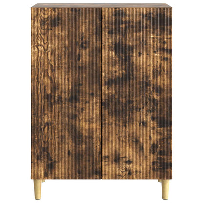 vidaXL Sideboard Smoked Oak 66 x 34.5 x 90 cm Engineered Wood