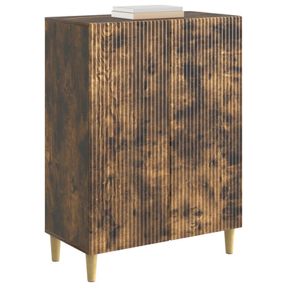 vidaXL Sideboard Smoked Oak 66 x 34.5 x 90 cm Engineered Wood