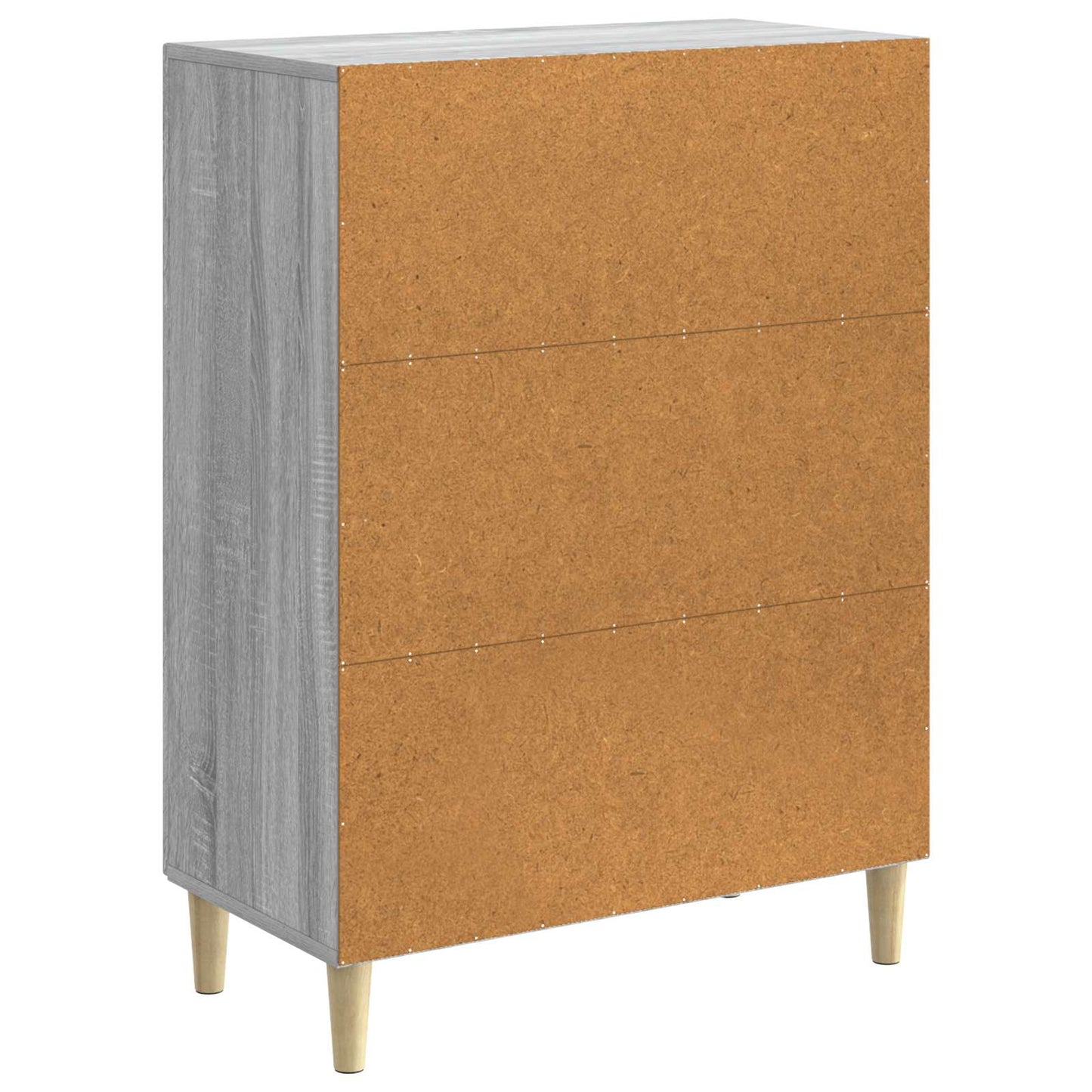 vidaXL Sideboard Grey Sonoma 66 x 34.5 x 90 cm Engineered Wood