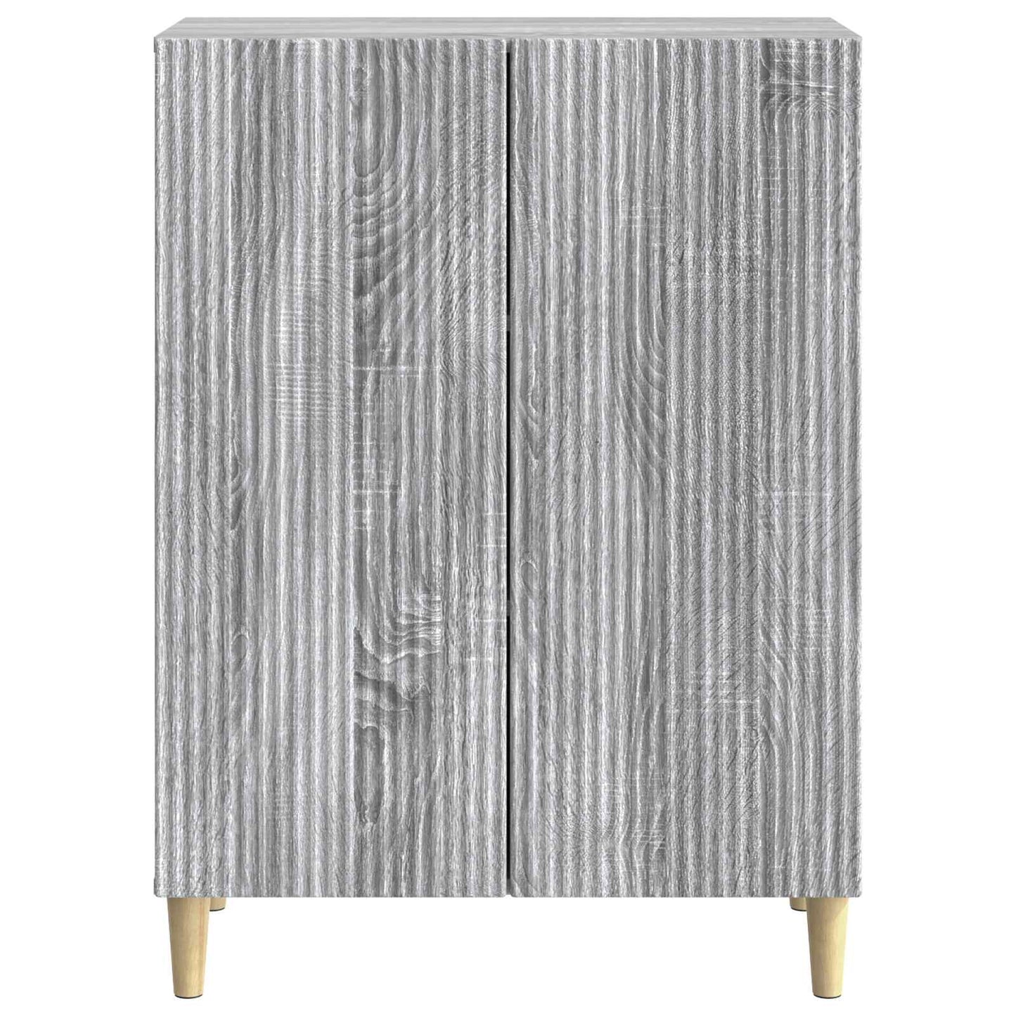 vidaXL Sideboard Grey Sonoma 66 x 34.5 x 90 cm Engineered Wood