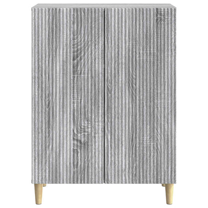 vidaXL Sideboard Grey Sonoma 66 x 34.5 x 90 cm Engineered Wood