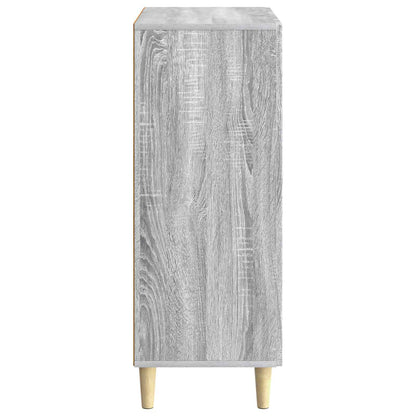 vidaXL Sideboard Grey Sonoma 66 x 34.5 x 90 cm Engineered Wood