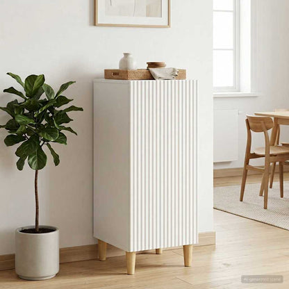 vidaXL Sideboard White 33 x 34.5 x 90 cm Engineered Wood