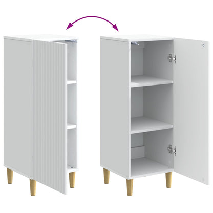 vidaXL Sideboard White 33 x 34.5 x 90 cm Engineered Wood