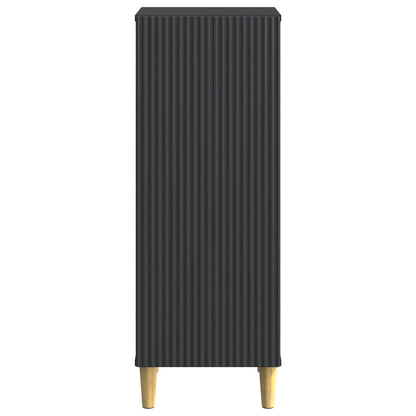 vidaXL Sideboard Black 33 x 34.5 x 90 cm Engineered Wood
