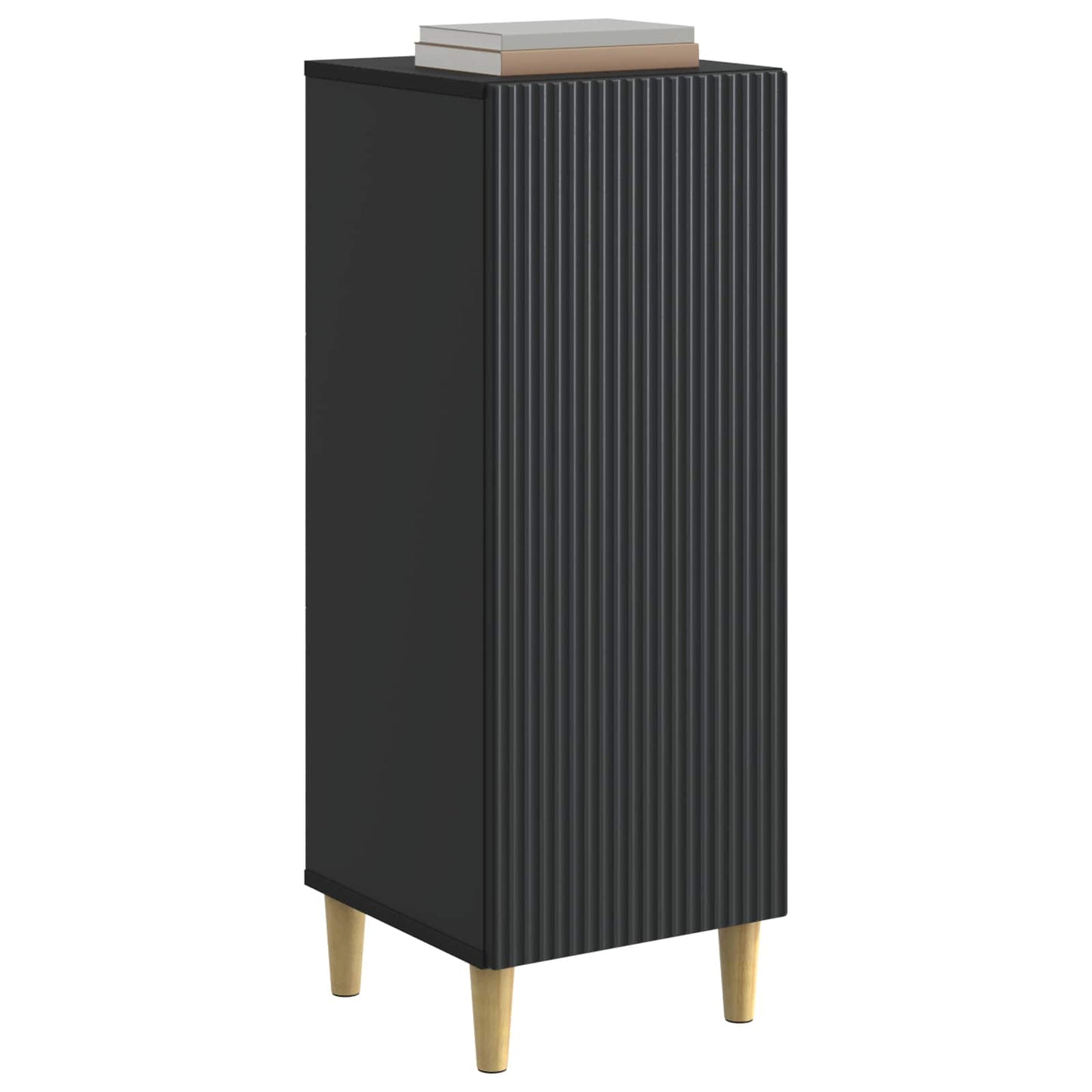vidaXL Sideboard Black 33 x 34.5 x 90 cm Engineered Wood