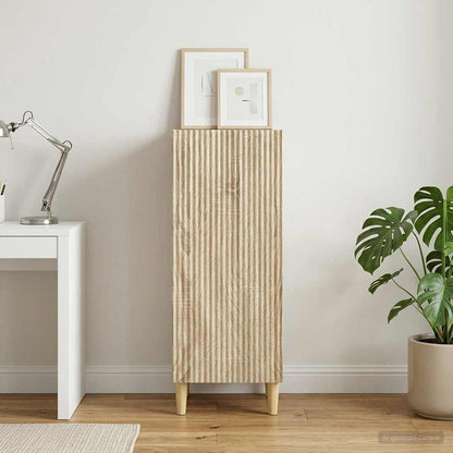 vidaXL Sideboard Sonoma Oak 33 x 34.5 x 90 cm Engineered Wood