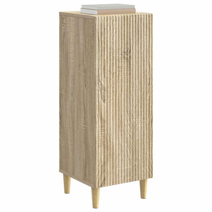 vidaXL Sideboard Sonoma Oak 33 x 34.5 x 90 cm Engineered Wood