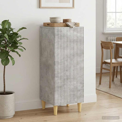 vidaXL Sideboard Concrete Grey 33 x 34.5 x 90 cm Engineered Wood
