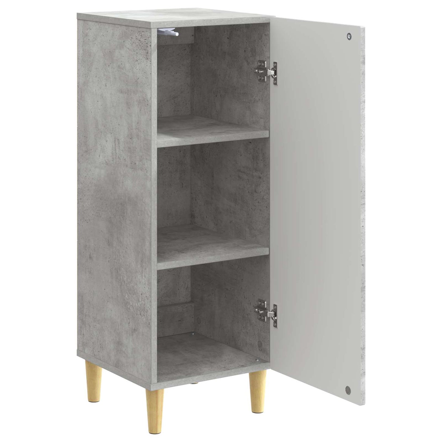 vidaXL Sideboard Concrete Grey 33 x 34.5 x 90 cm Engineered Wood