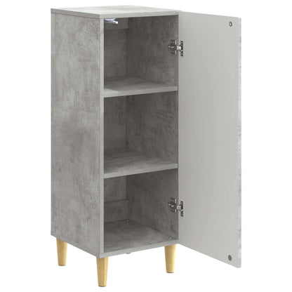 vidaXL Sideboard Concrete Grey 33 x 34.5 x 90 cm Engineered Wood