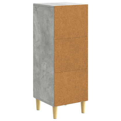 vidaXL Sideboard Concrete Grey 33 x 34.5 x 90 cm Engineered Wood