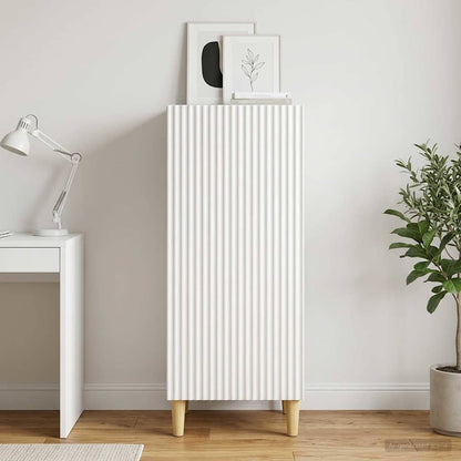vidaXL Sideboard High Gloss White 33 x 34.5 x 90 cm Engineered Wood