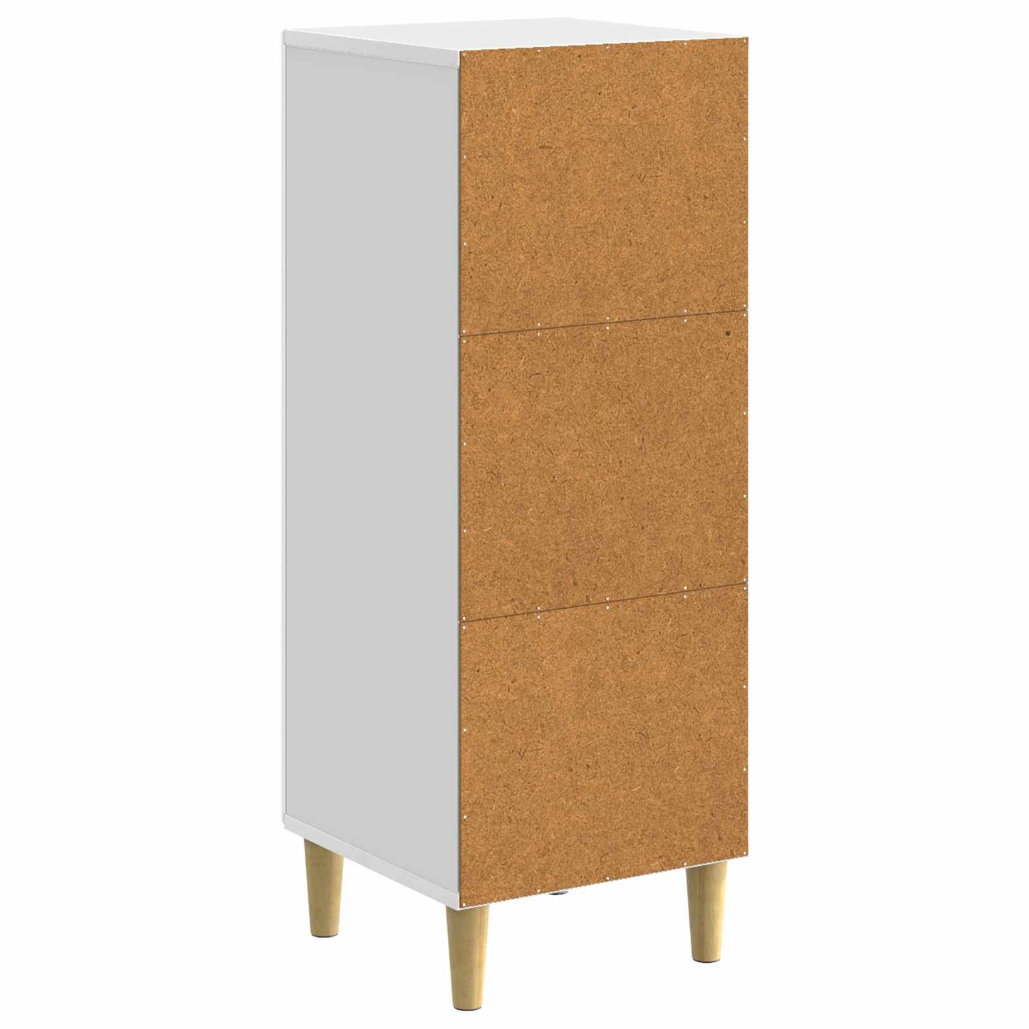 vidaXL Sideboard High Gloss White 33 x 34.5 x 90 cm Engineered Wood
