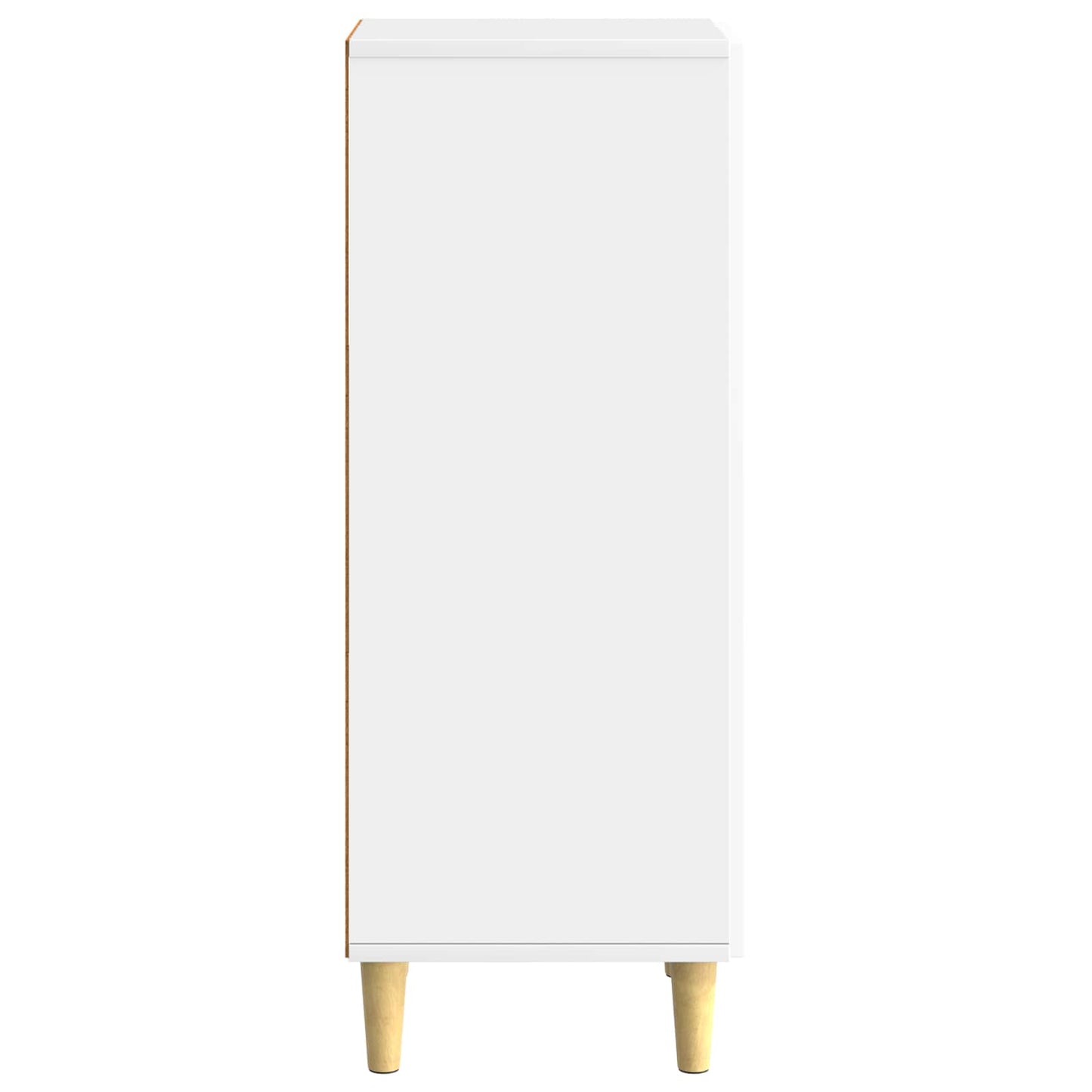 vidaXL Sideboard High Gloss White 33 x 34.5 x 90 cm Engineered Wood