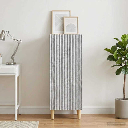 vidaXL Sideboard Grey Sonoma 33 x 34.5 x 90 cm Engineered Wood