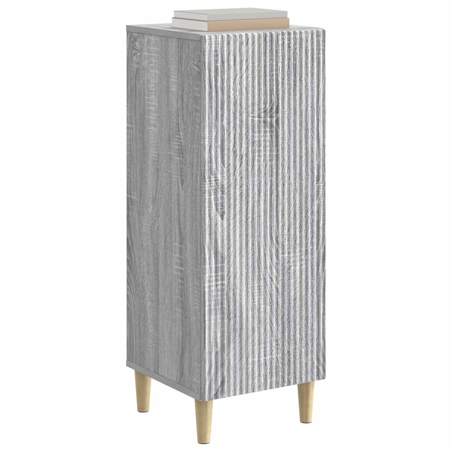 vidaXL Sideboard Grey Sonoma 33 x 34.5 x 90 cm Engineered Wood