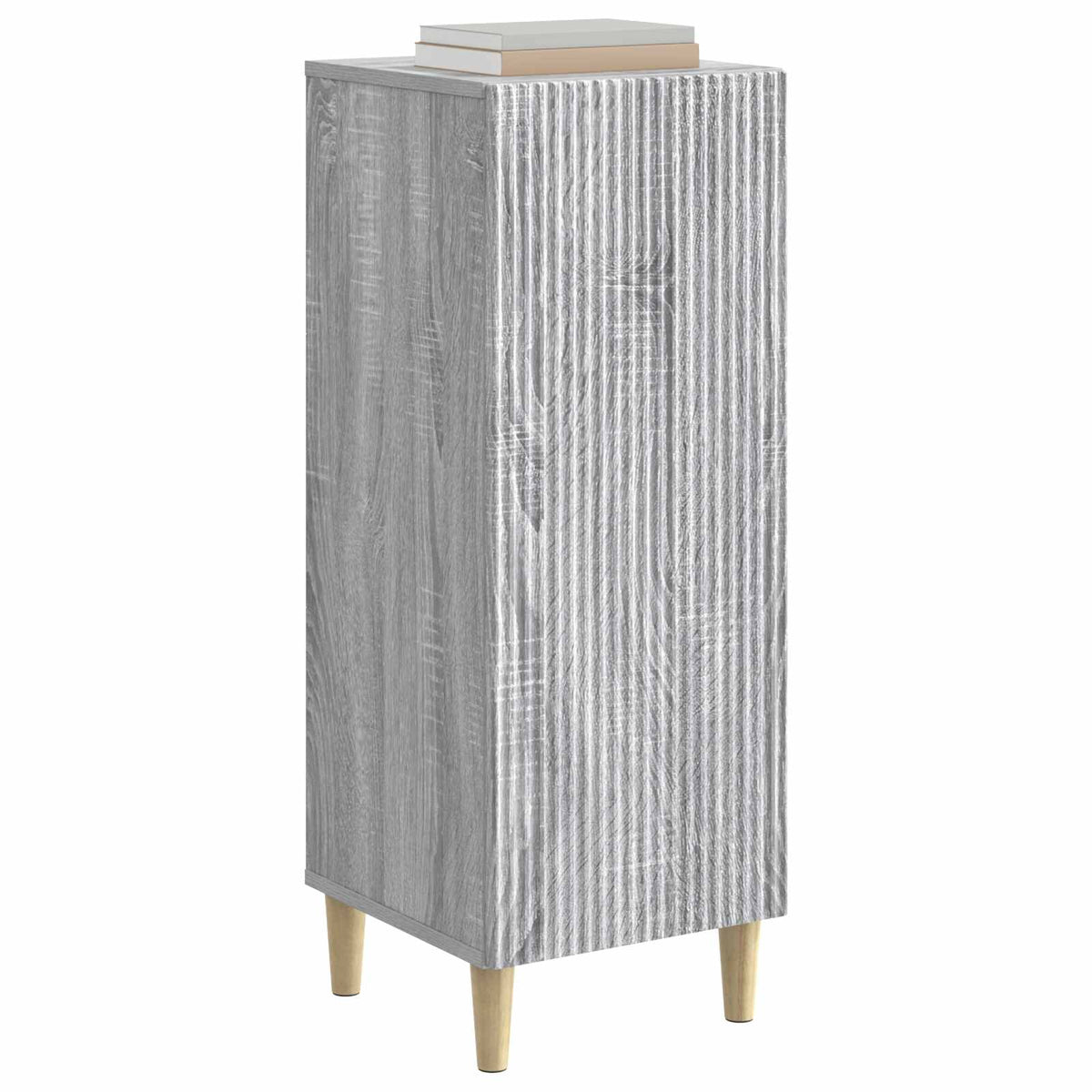 vidaXL Sideboard Grey Sonoma 33 x 34.5 x 90 cm Engineered Wood